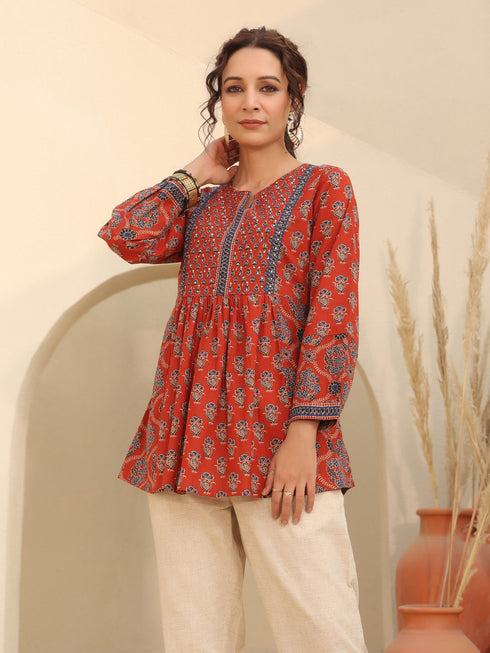 Print Cotton Top